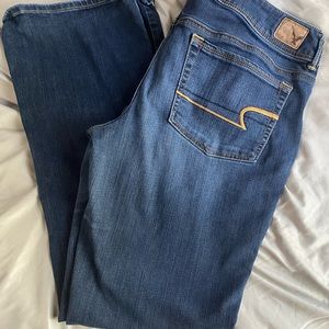 American Eagle Hi-Rise Artist Flare Jeans -16 LONG